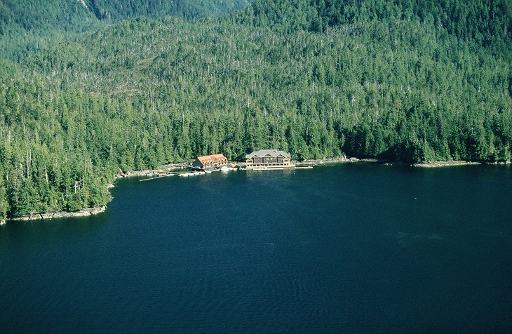 Princess Royal Island, the home of King Pacific Lodge floating hotel
