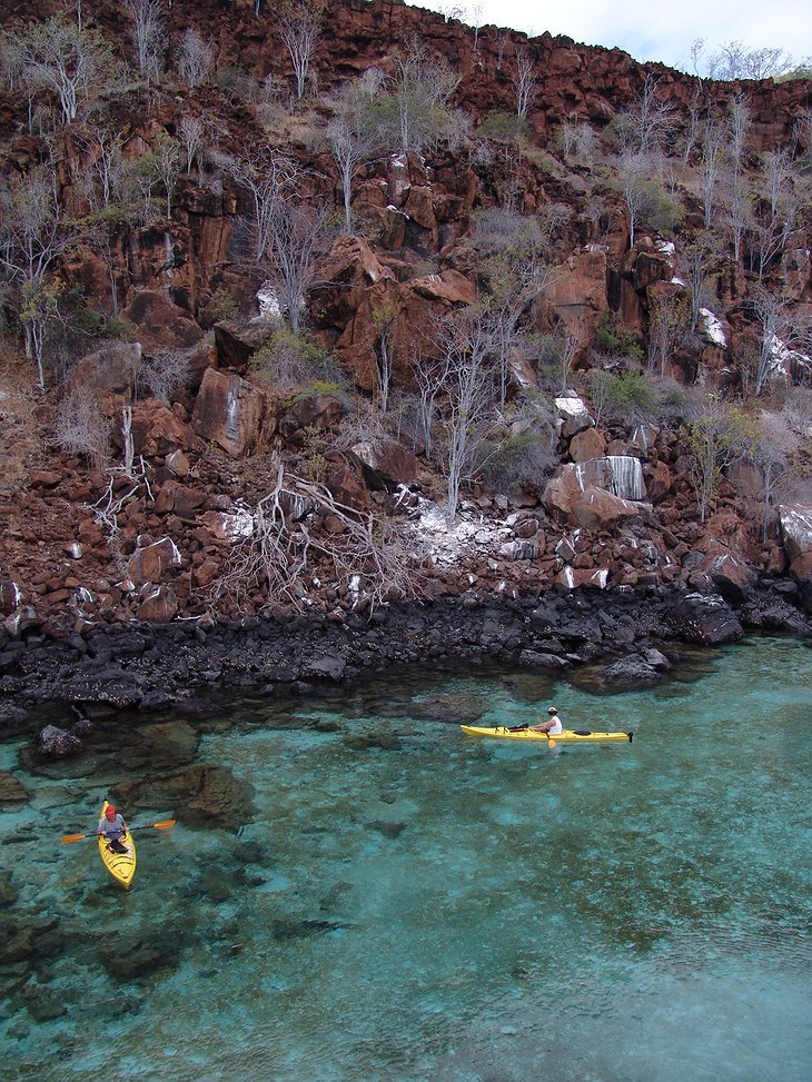 Galapagos canoeing