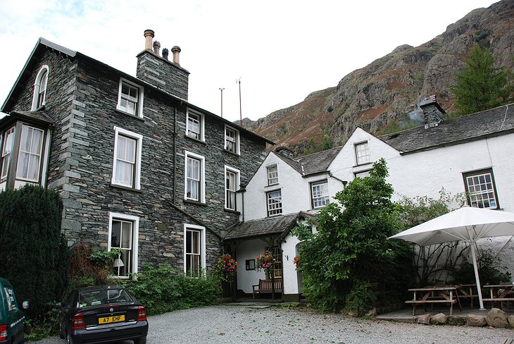 Old Dungeon Ghyll hotel exterior