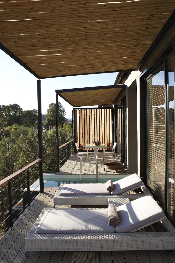 The Olive Exclusive terrace with plunge pool