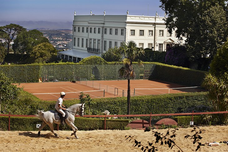 Horse riding at Sintra Castle Hotel