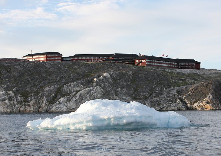 Hotel Arctic with iceberg