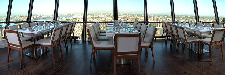 Euromast observation tower restaurant panorama