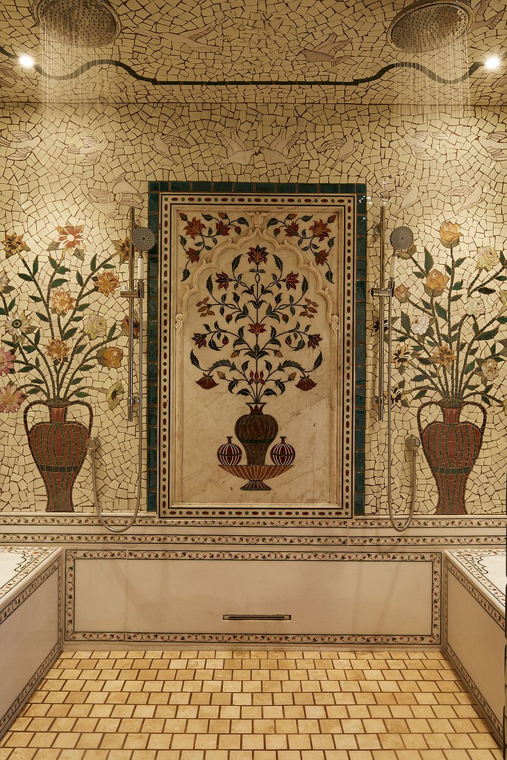 The Inn Of The Five Graces Spa Mosaic-Tiled Interior