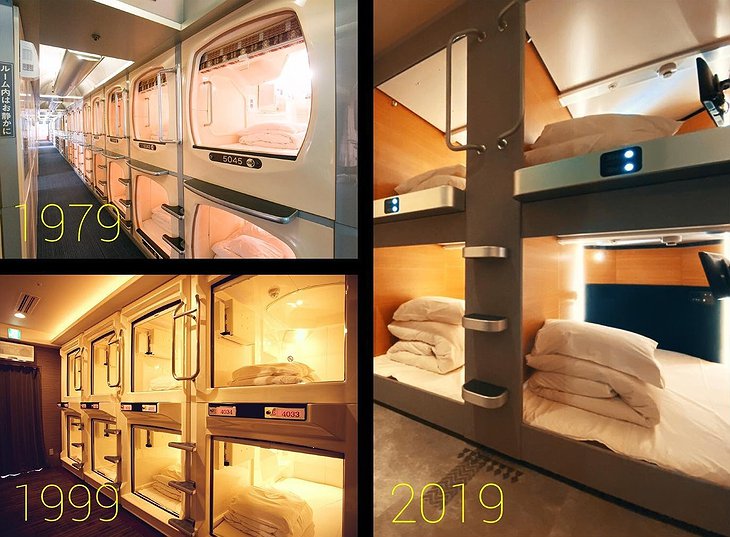 Over forty-year history of the world's first capsule hotel, Capsule Inn Osaka