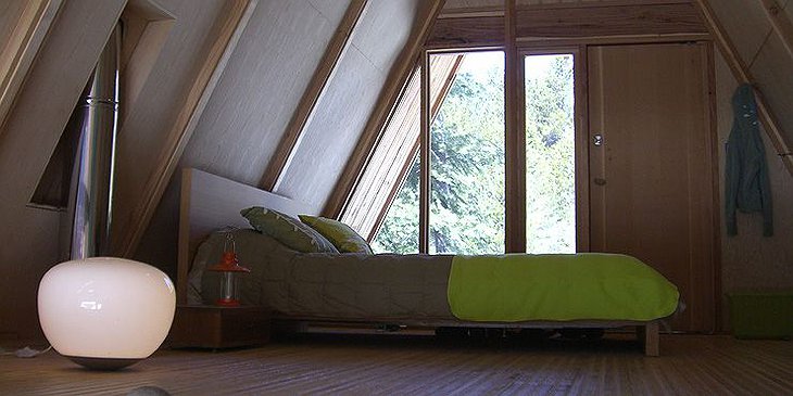 Far Meadow - A Frame bedroom