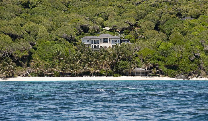Mustique Island white beach villa