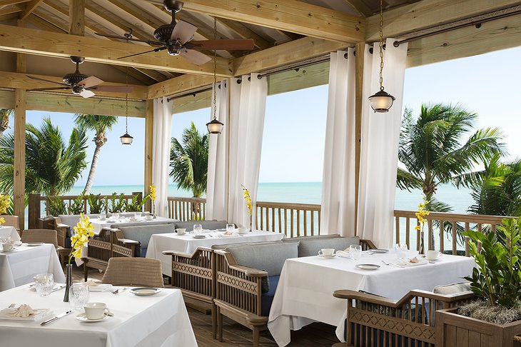 Little Palm Island Resort Verandah Dining With Ocean View