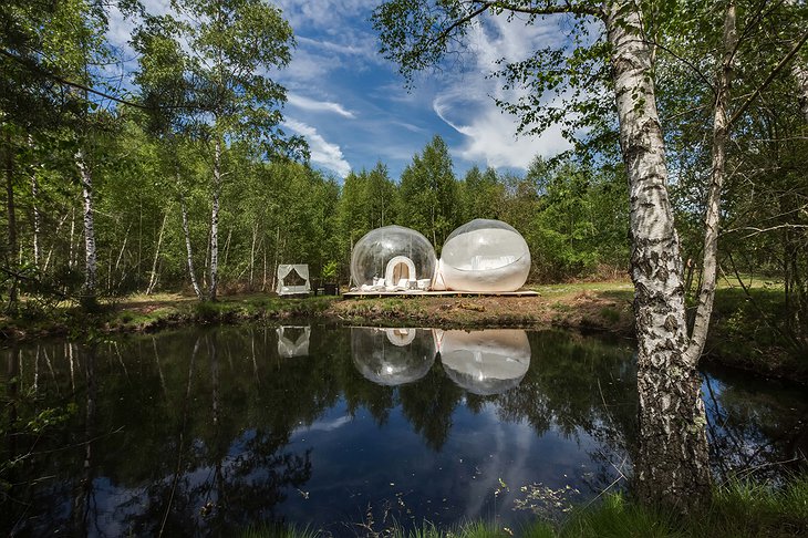 Gites Insolites de Sologne - Bubble Suite at the lake in the forest