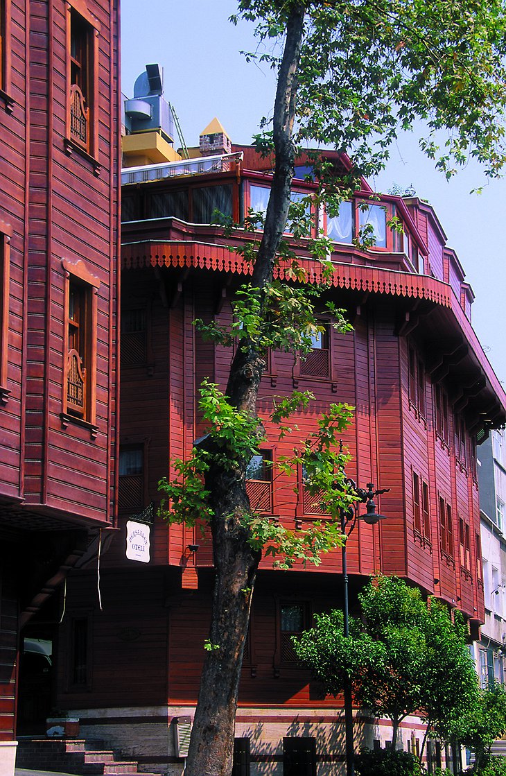 Dersaadet Hotel wooden facade