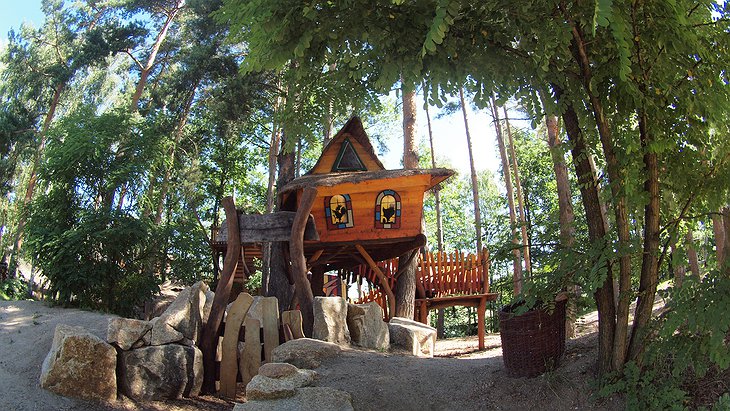 Baumhaushotel treehouse for the kids