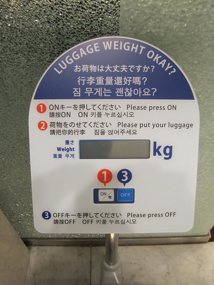 Luggage weight okay?