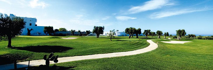 Golf track of Masseria Torre Coccaro hotel