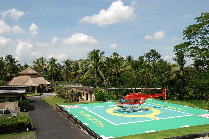 Ubud helicopter pad