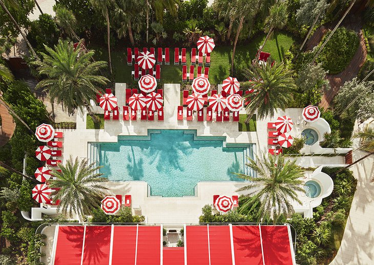 Faena Hotel Pool Top View