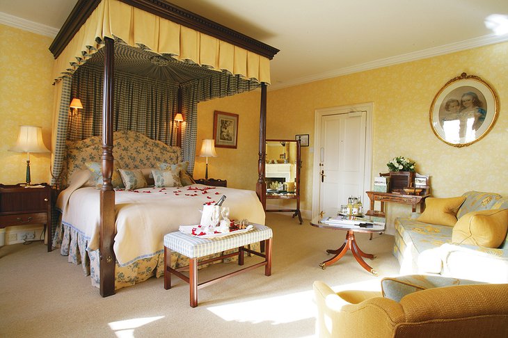 The Bath Priory Hotel junior suite bedroom