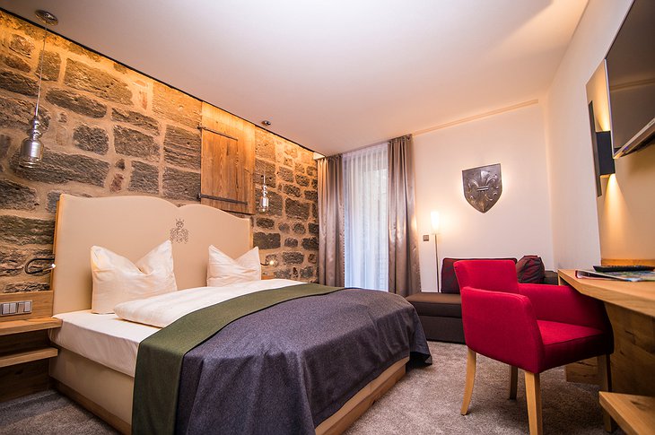 Burg Colmberg Hotel Bedroom