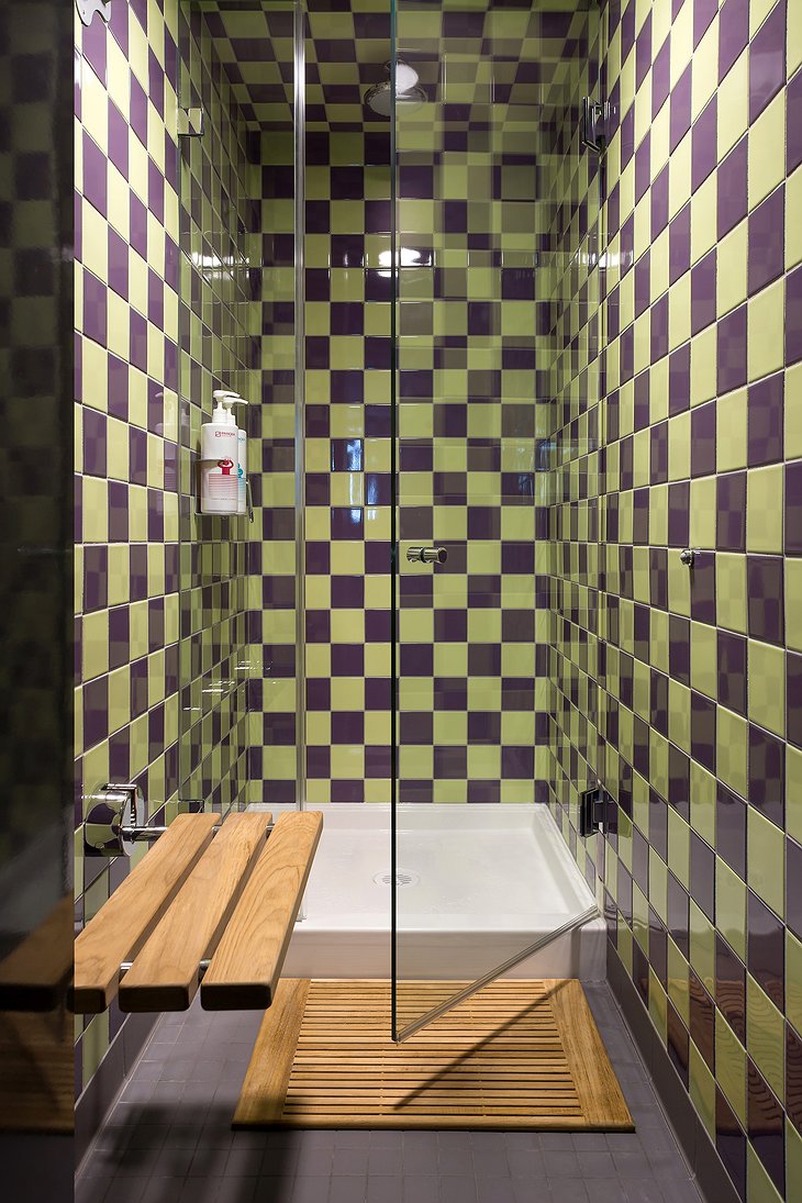 Pangea Pod Hotel Shower