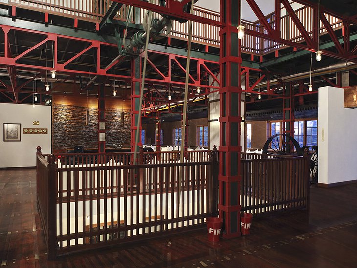 Heritance Tea Factory museum like factory theme interior