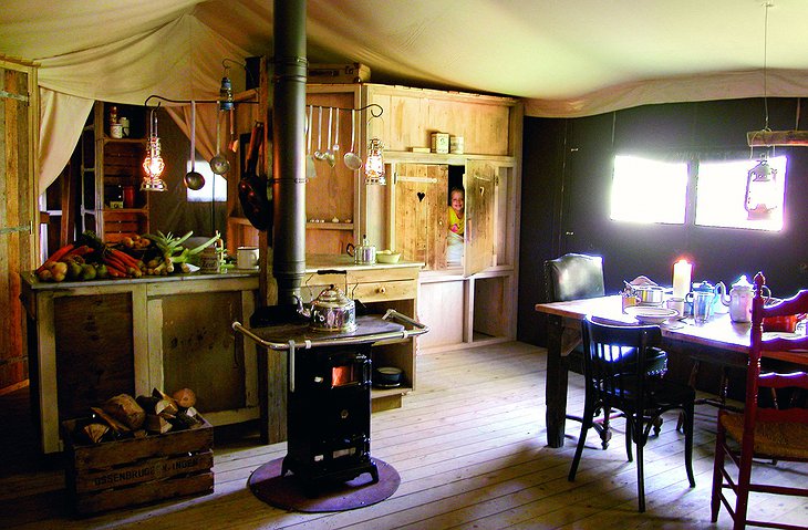Manor Farm Alton tent kitchen