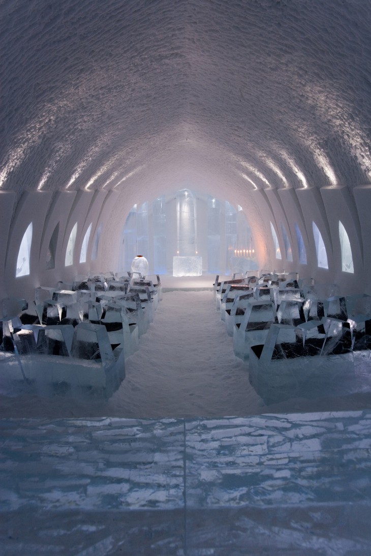 ICEHOTEL glace Eglise
