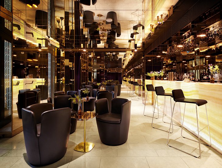 The Gold Bar in Stockholm at Nobis Hotel