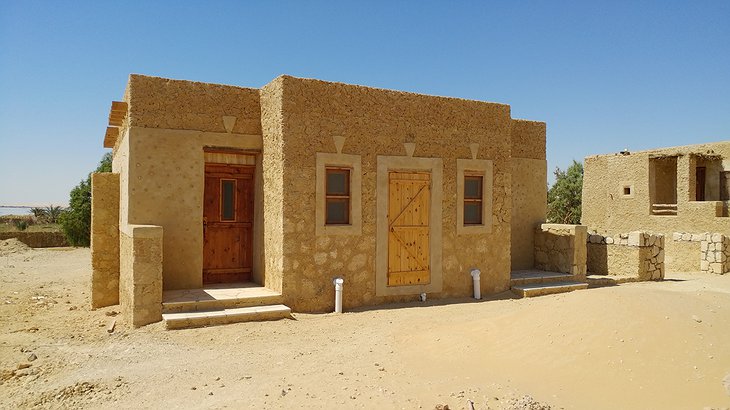 Talist Siwa two room clay house exterior