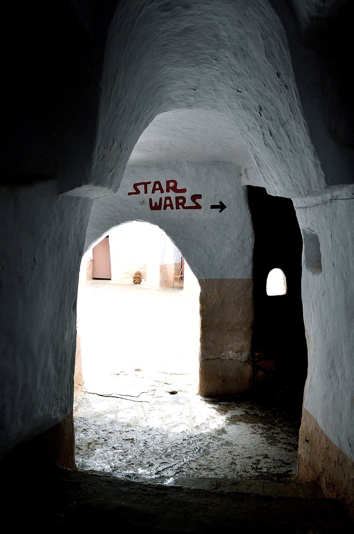 Hotel Sidi Driss Star Wars sign