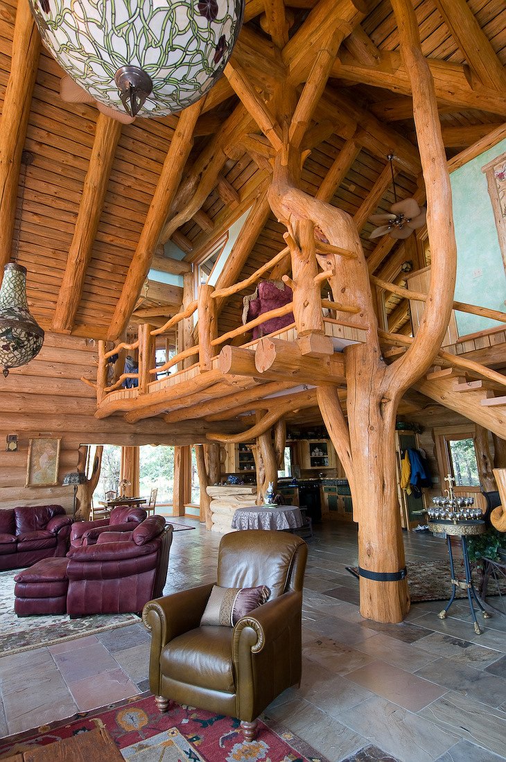 The Lodge at Chilko Lake wooden interior