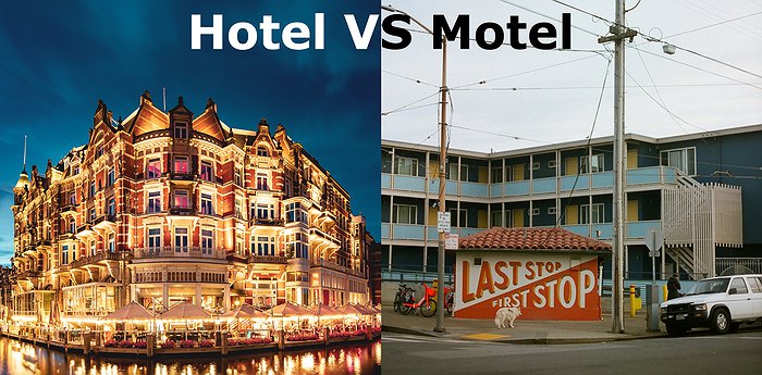 Motel Vs Hotel - What is a motel and what are the differences compared to a hotel?