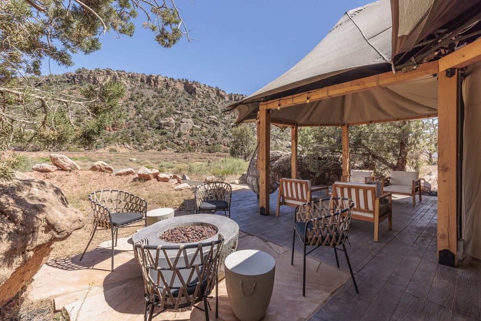 Open Sky Zion - Juniper Berry Camp Outdoor Patio