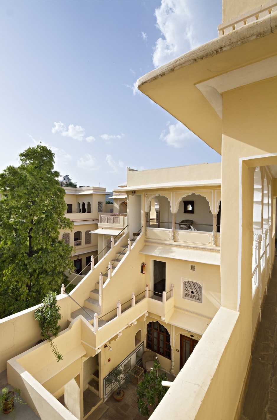 Samode Haveli staircases