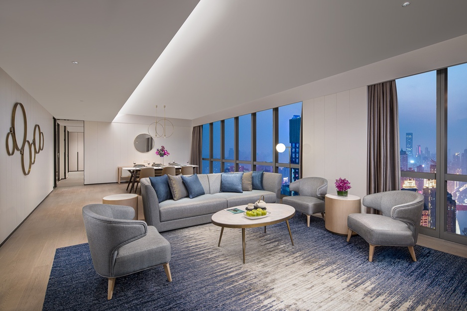 Ascott Raffles City Chongqing Hotel - Two-Bedroom Premier Living Room