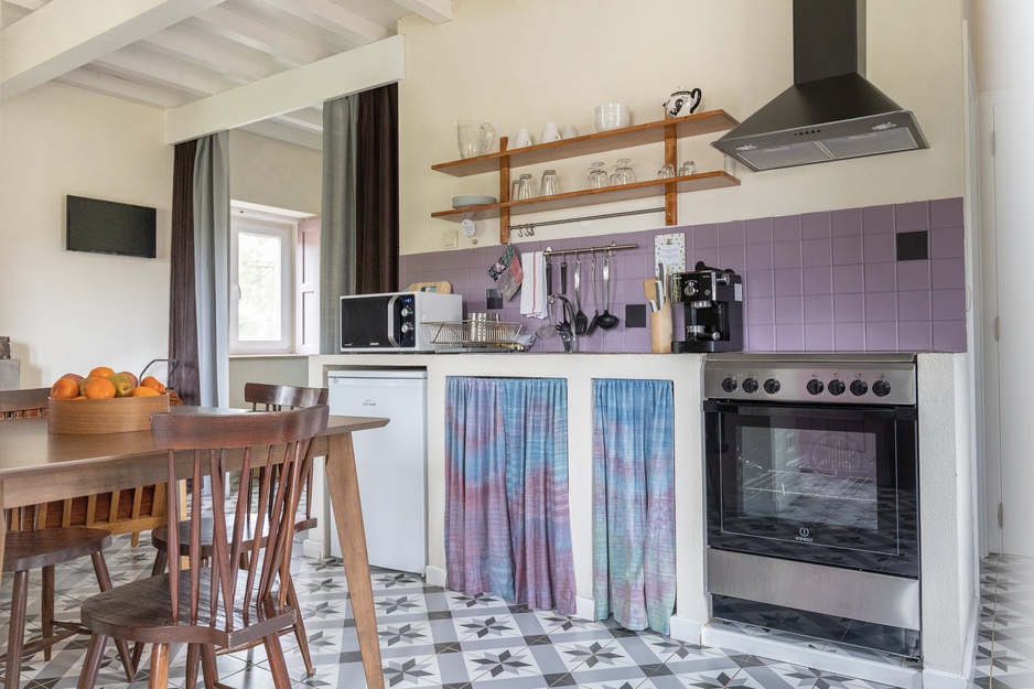 Chão do Rio Stone House Kitchenette