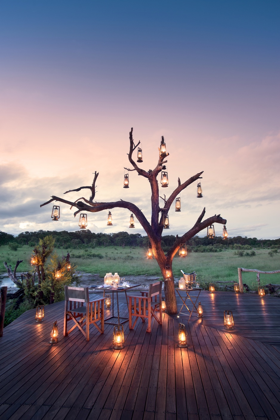 Somalisa Camp Romantic Candle-Lit Dinner