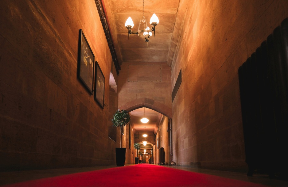 Peckforton Castle Hallway