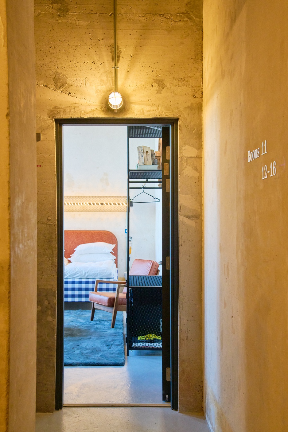 MOAGEM Industrial Lodge Corridor