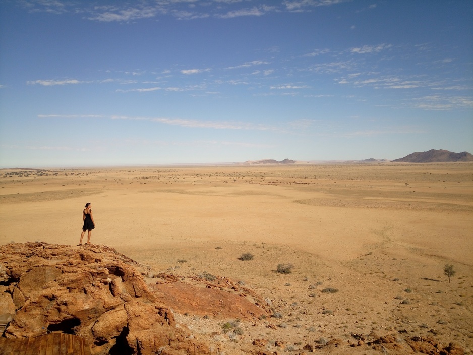 Namib Desert With The Naukluft Mountains In The Background In Namibia