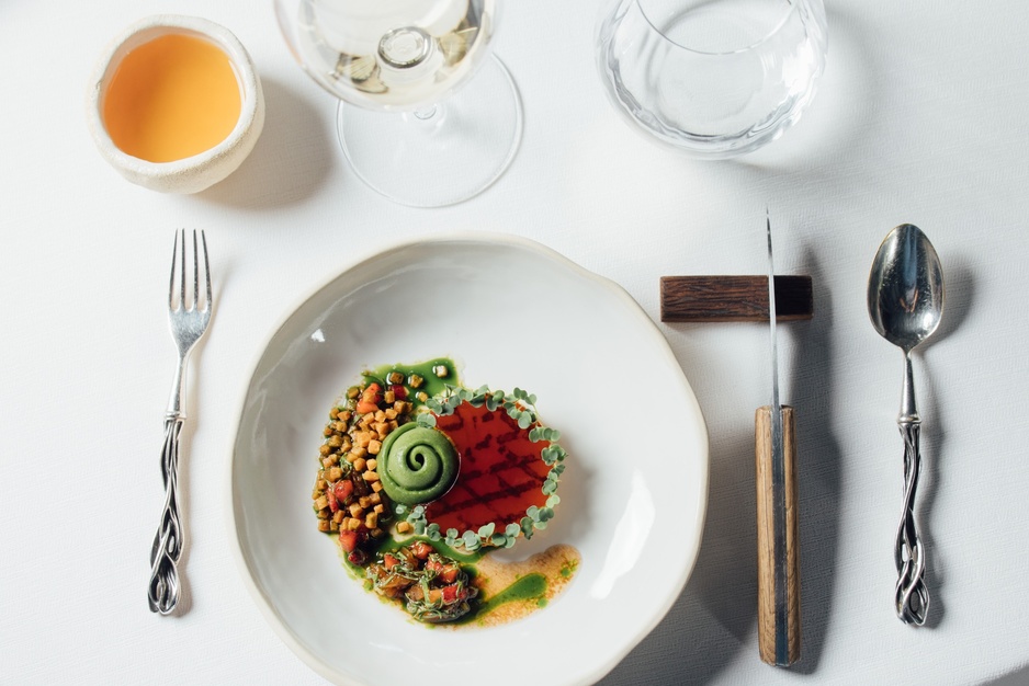 Les Sources de Caudalie -  Restaurant La Grand Vigne Food