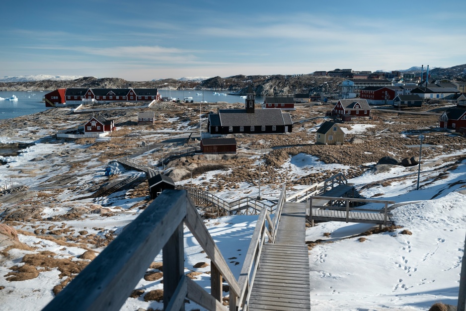 Walk in Ilulissat City, Greenland