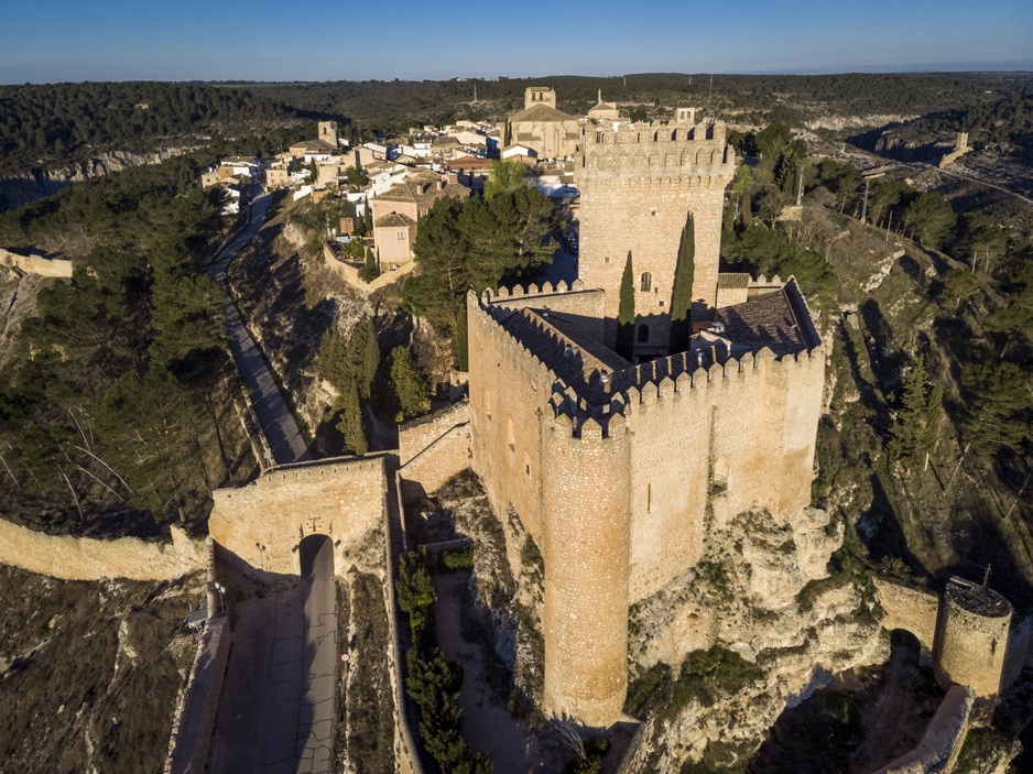 Alarcón Castle From Above