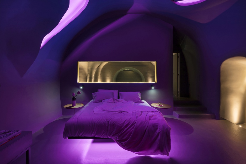 Kivotos Villa Sunset View Bedroom