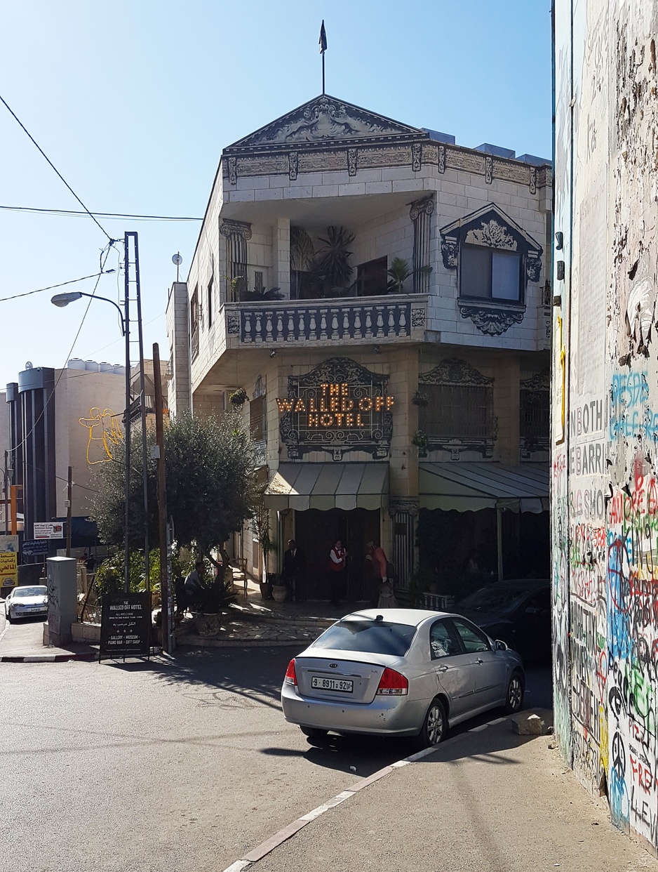 The Walled Off Hotel Exterior