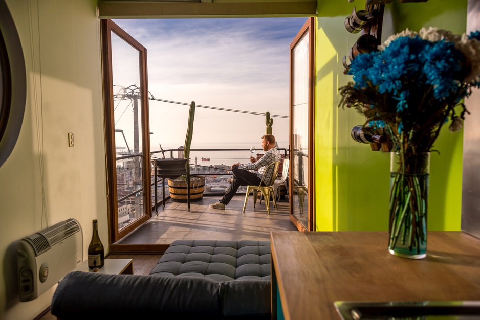 Winebox Valparaíso Hotel Twin Suite Balcony