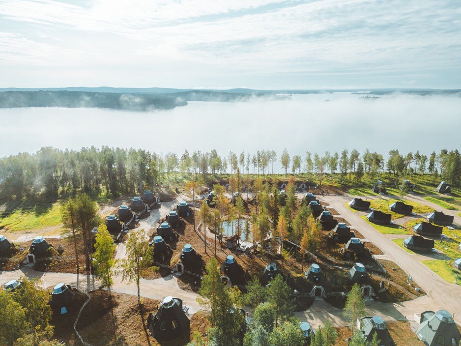 Apukka Resort Summer Aerial
