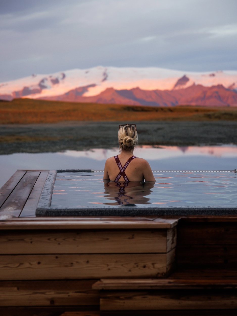 Hótel Jökulsárlón - Glacier Lagoon Hotel - Hot Tub Panorama