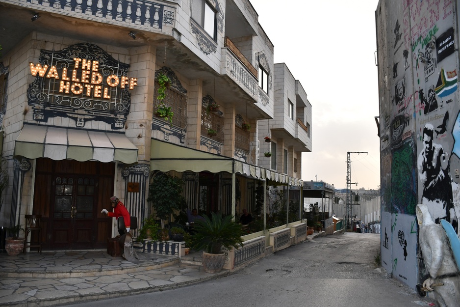 The Walled Off Hotel's Building in Bethlehem