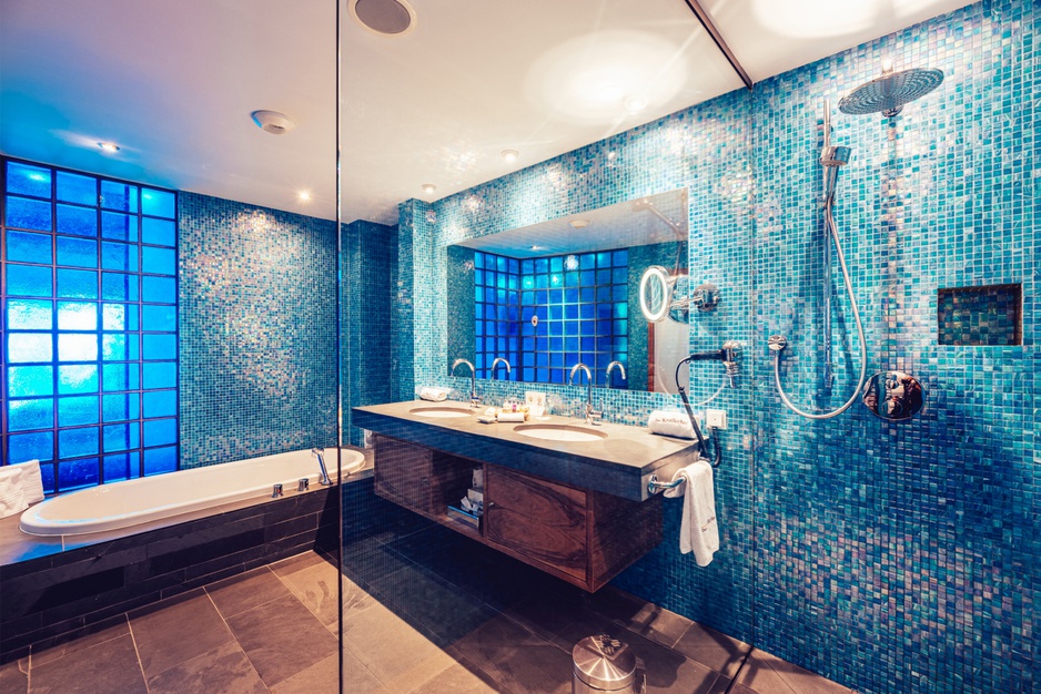 Krallerhof Hotel Ultramarin Suite's Bathroom