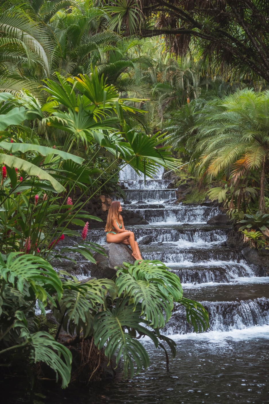Tabacón Thermal Resort Water Cascades
