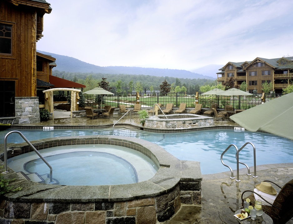 Whiteface Lodge Pool Outdoor Spring